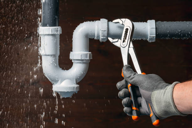 Professional Drain Cleaning technician working in Appleton, NY